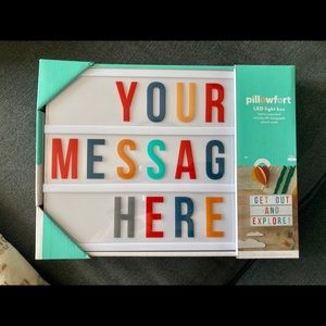 Pillowfort LED Message Light Box
